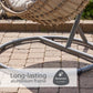 St Tropez Sand Hanging Egg Chair