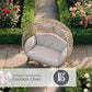 St Tropez Sand Double Cocoon Chair