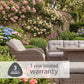 St Tropez Sand Lounge Dining Set with Adjustable Table