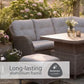St Tropez Sand Compact Dining Modular with Adjustable Table