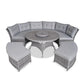 St Tropez Stone Curved Dining Modular