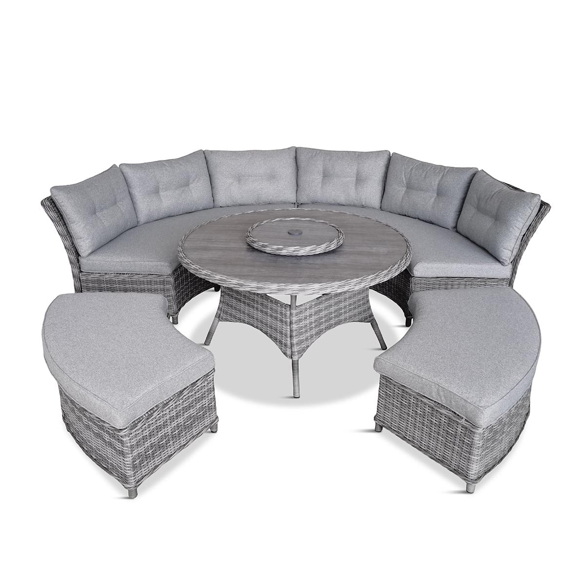 St Tropez Stone Curved Dining Modular