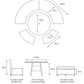 St Tropez Stone Curved Dining Modular