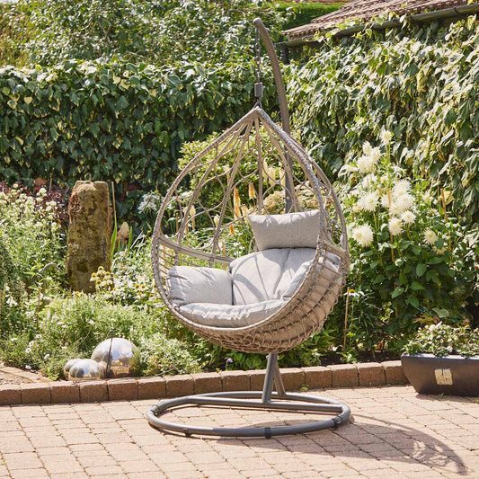 St Tropez Stone Hanging Egg Chair