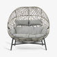 St Tropez Stone Double Cocoon Chair