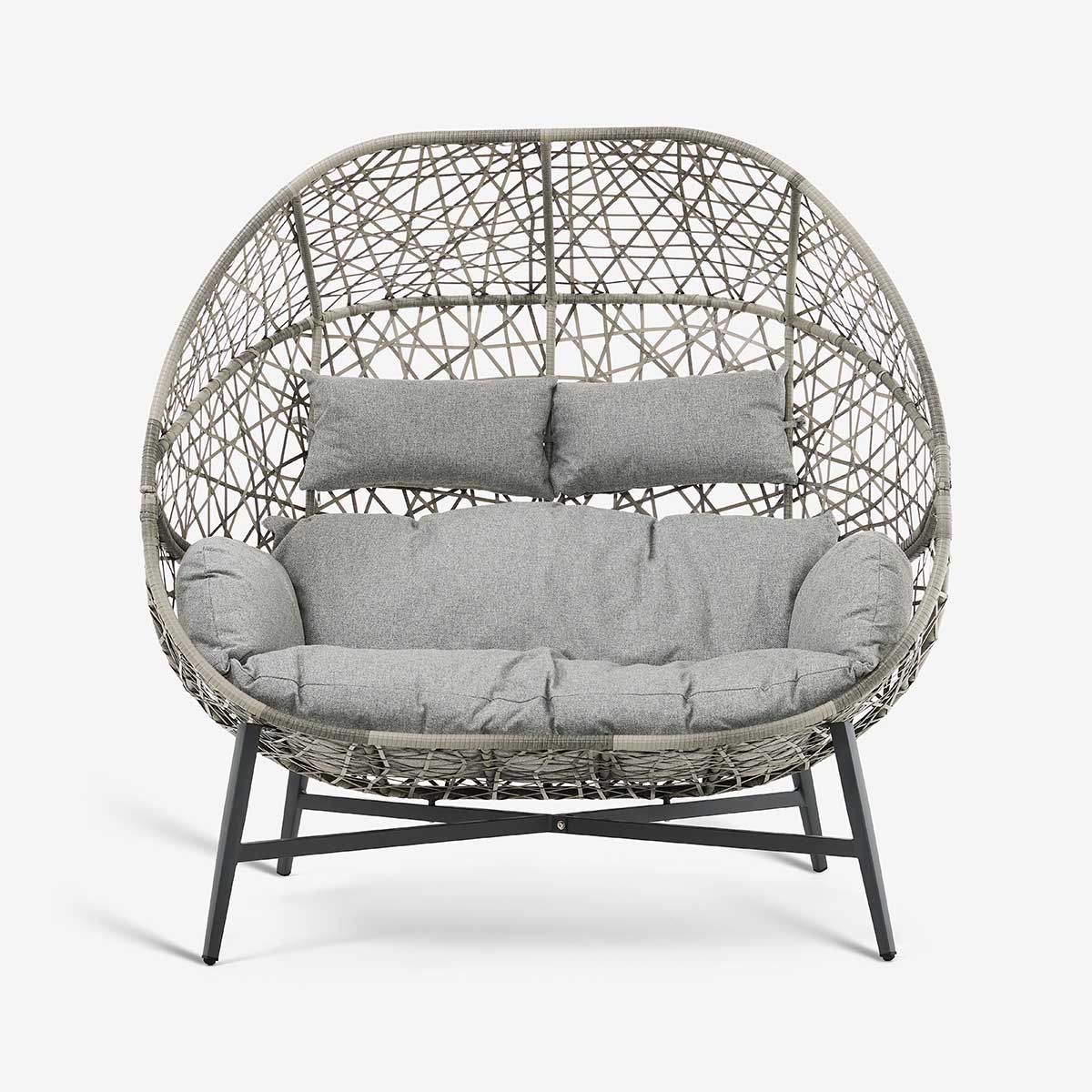 St Tropez Stone Double Cocoon Chair