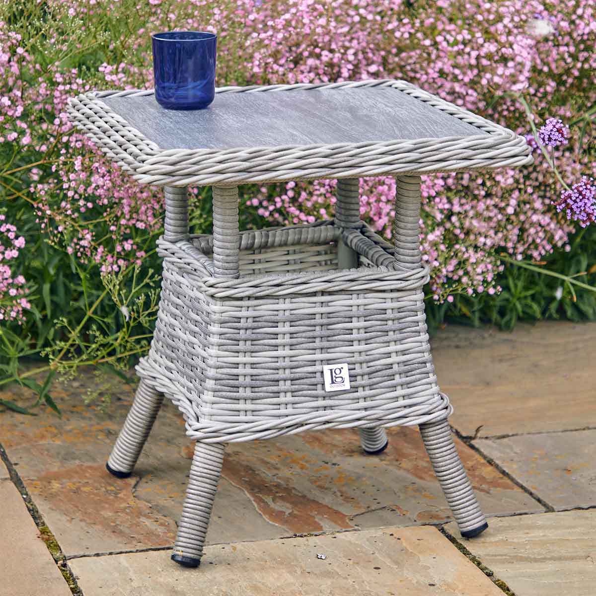 St Tropez Stone Side Table