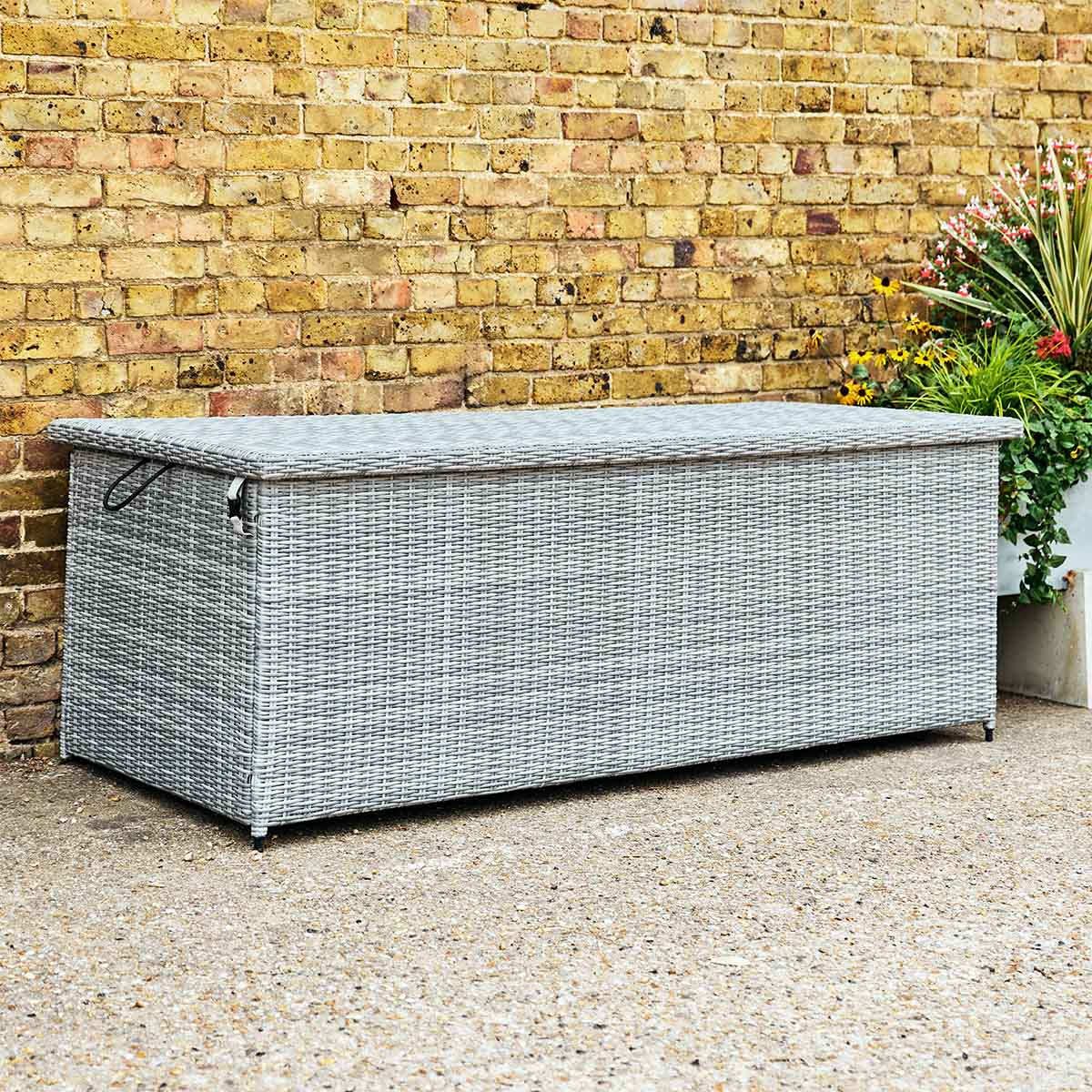 St Tropez Stone Large Cushion Storage Box