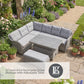 St Tropez Stone Rectangular Dining Modular with Adjustable Table