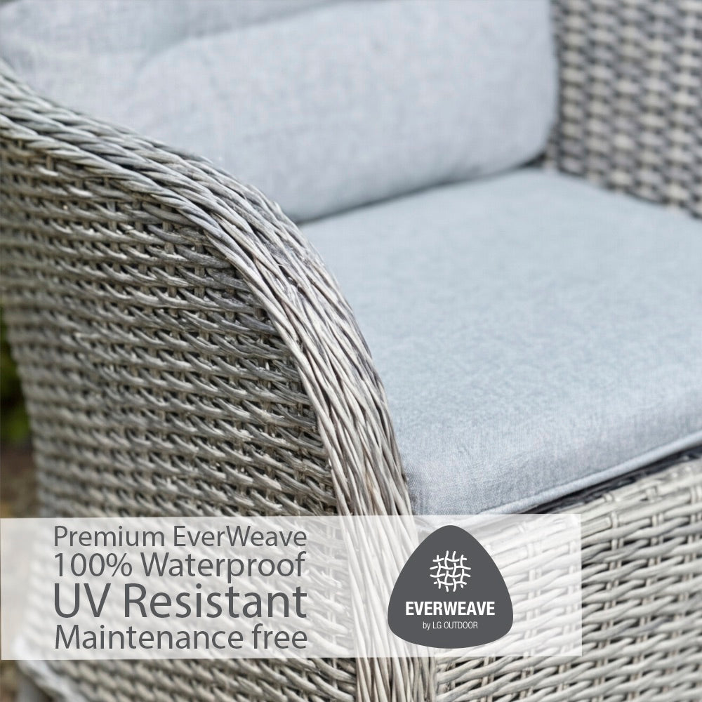 St Tropez Stone 2 Seat Set