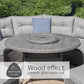St Tropez Stone Curved Dining Modular