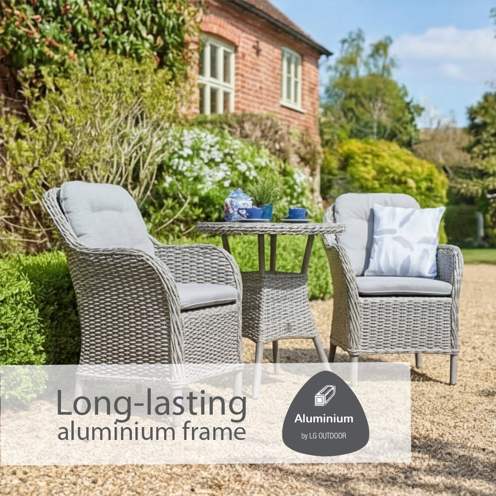 St Tropez Stone 2 Seat Set