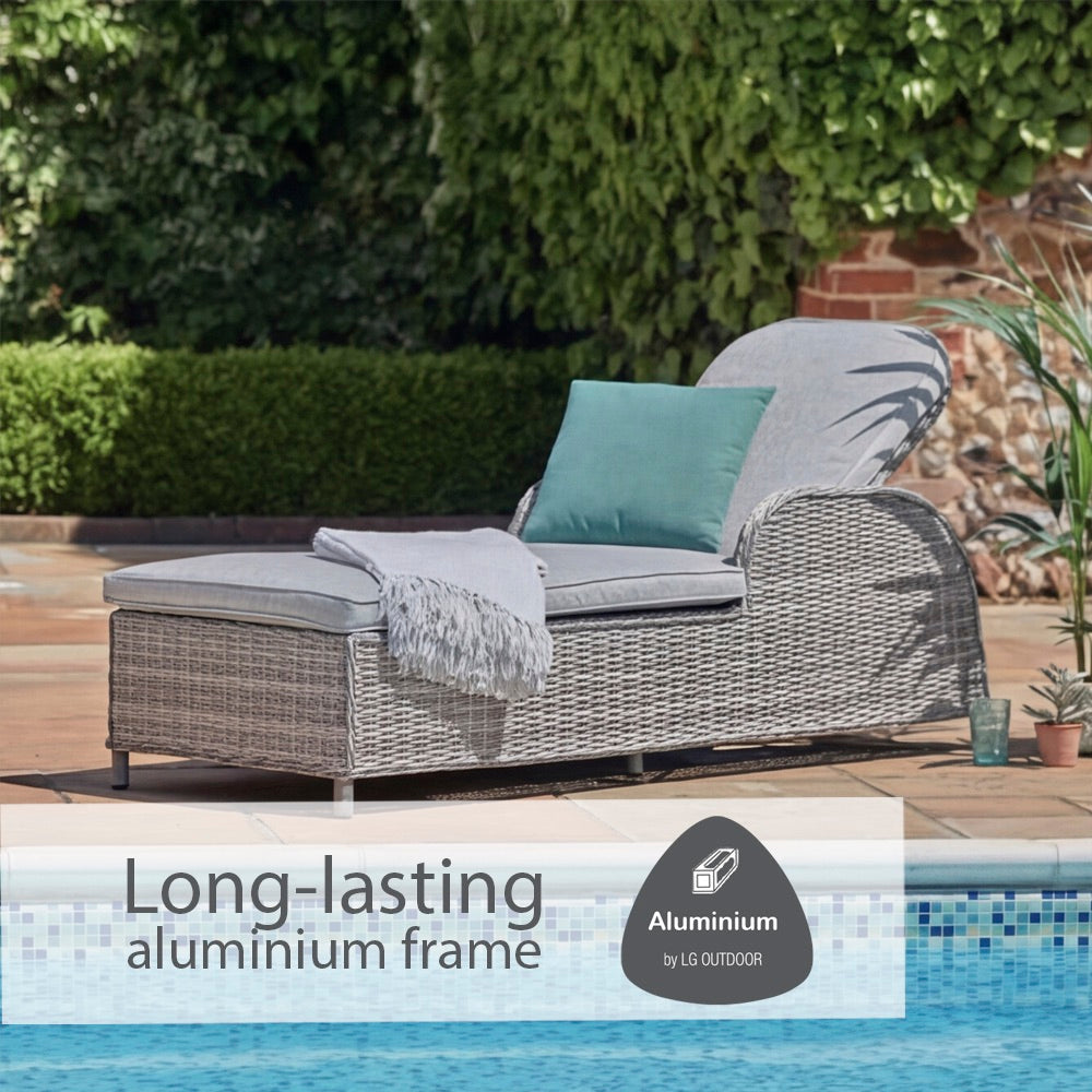 St Tropez Stone Sunlounger