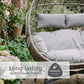 St Tropez Stone Double Cocoon Chair
