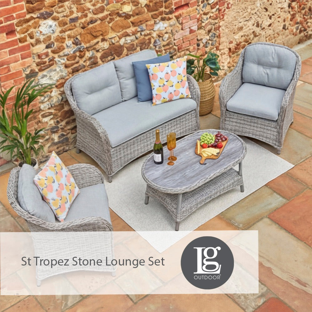 St Tropez Stone Lounge Set