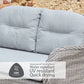 St Tropez Stone Lounge Set