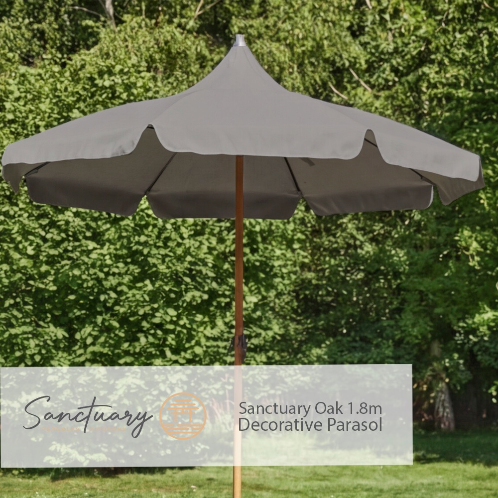 Sanctuary Oak 1.8m Decorative Parasol