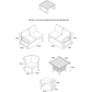 Turin Compact Modular Dining Set with Adjustable Table
