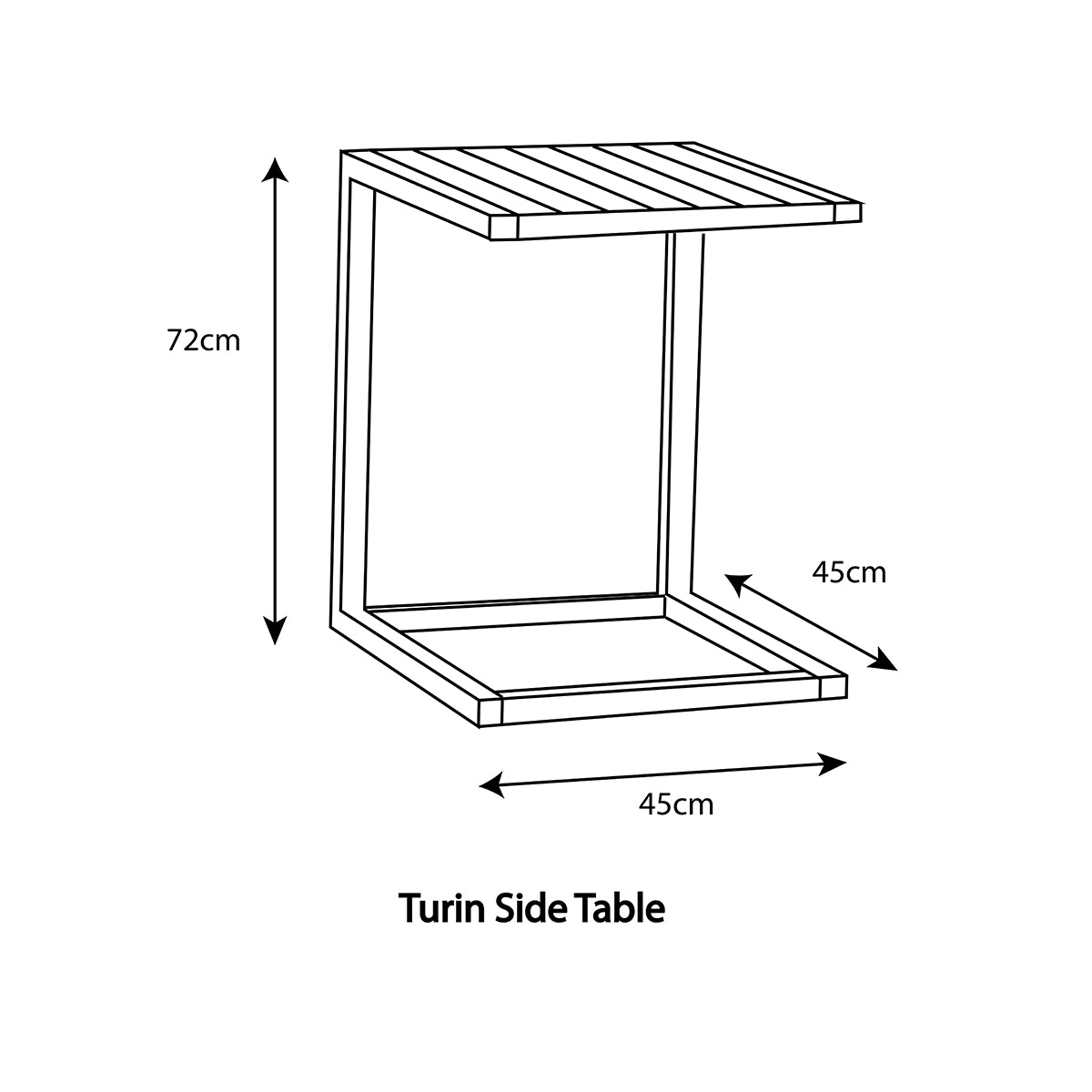 Turin Side Table