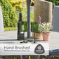 Turin 4 Seat Dining Set with 2.5m Parasol