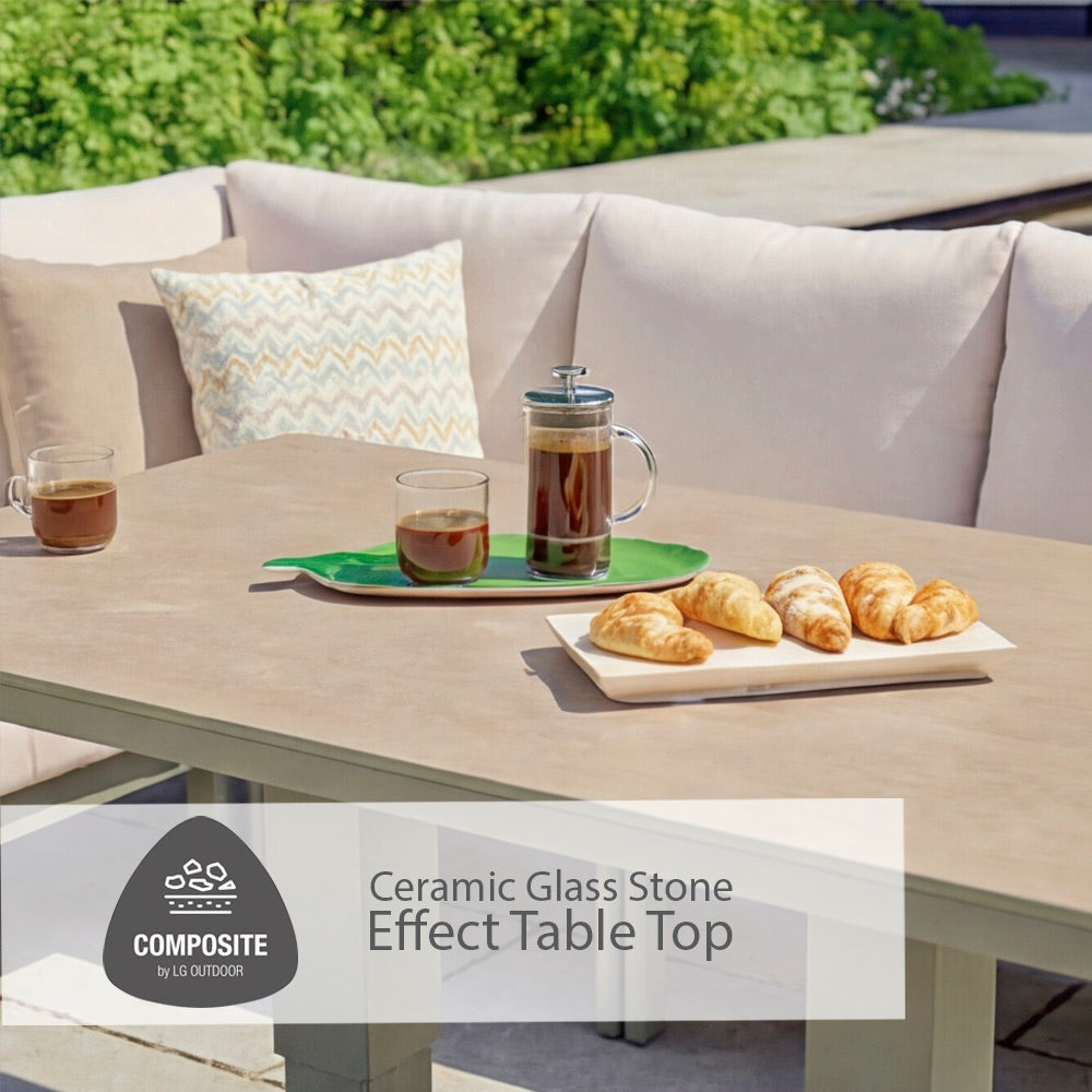 Tuscany Rectangular Modular Dining Set with Adjustable Table