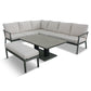 Tuscany Rectangular Modular Dining Set with Adjustable Table