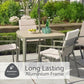 Tuscany 4 Seat Dining Set with 2.5m Parasol