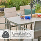 Tuscany 6 Seat Dining Set with 3.0m Parasol