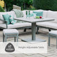 Tuscany Compact Modular Dining Set with Adjustable Table