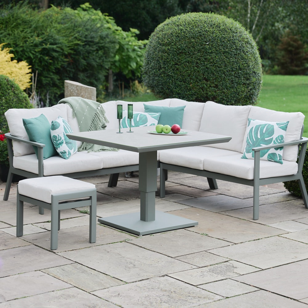 Tuscany Compact Modular Dining Set with Adjustable Table