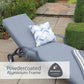 Turin Cushioned Sunlounger