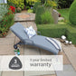 Turin Cushioned Sunlounger