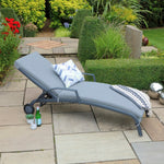 Turin Cushioned Sunlounger