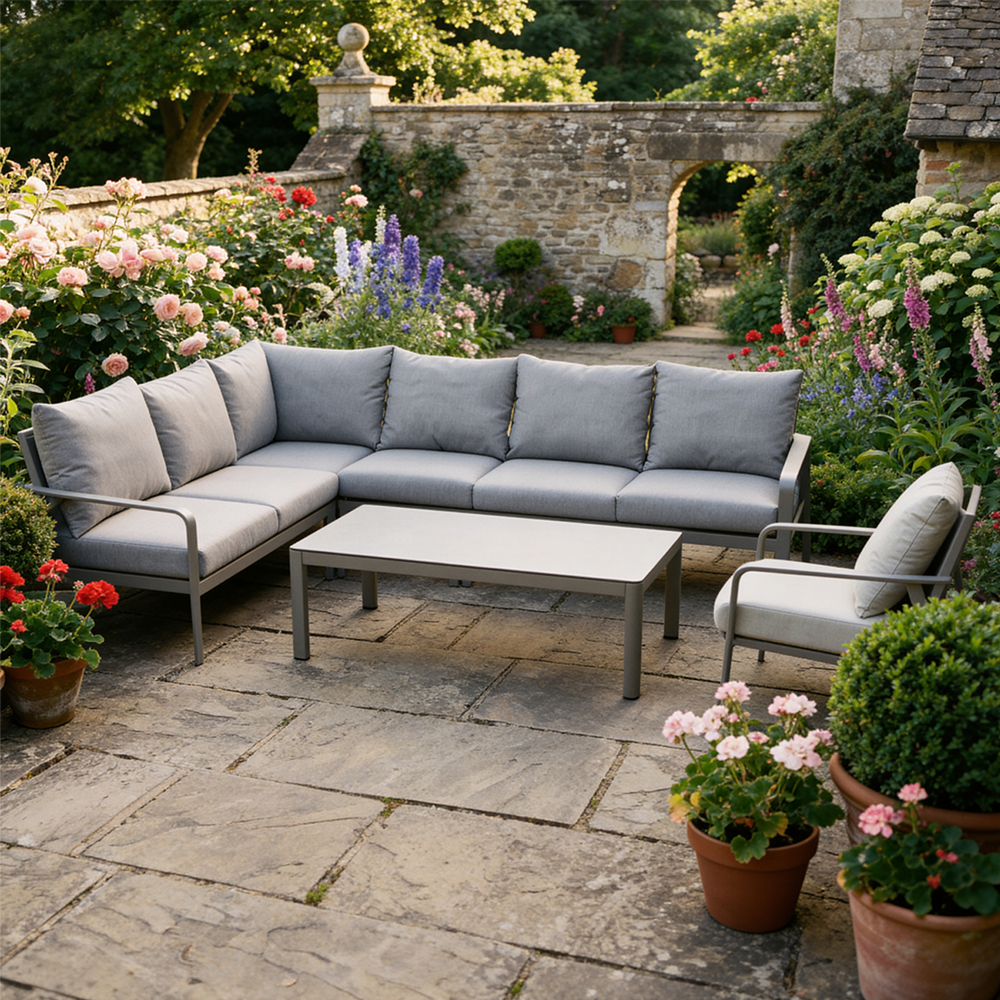 Capri Modular Set With Lounge Chair