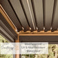 Sanctuary Birch 7 x 3m Pergola with Lights