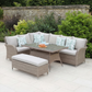 Monaco Sand Rectangular Dining Modular