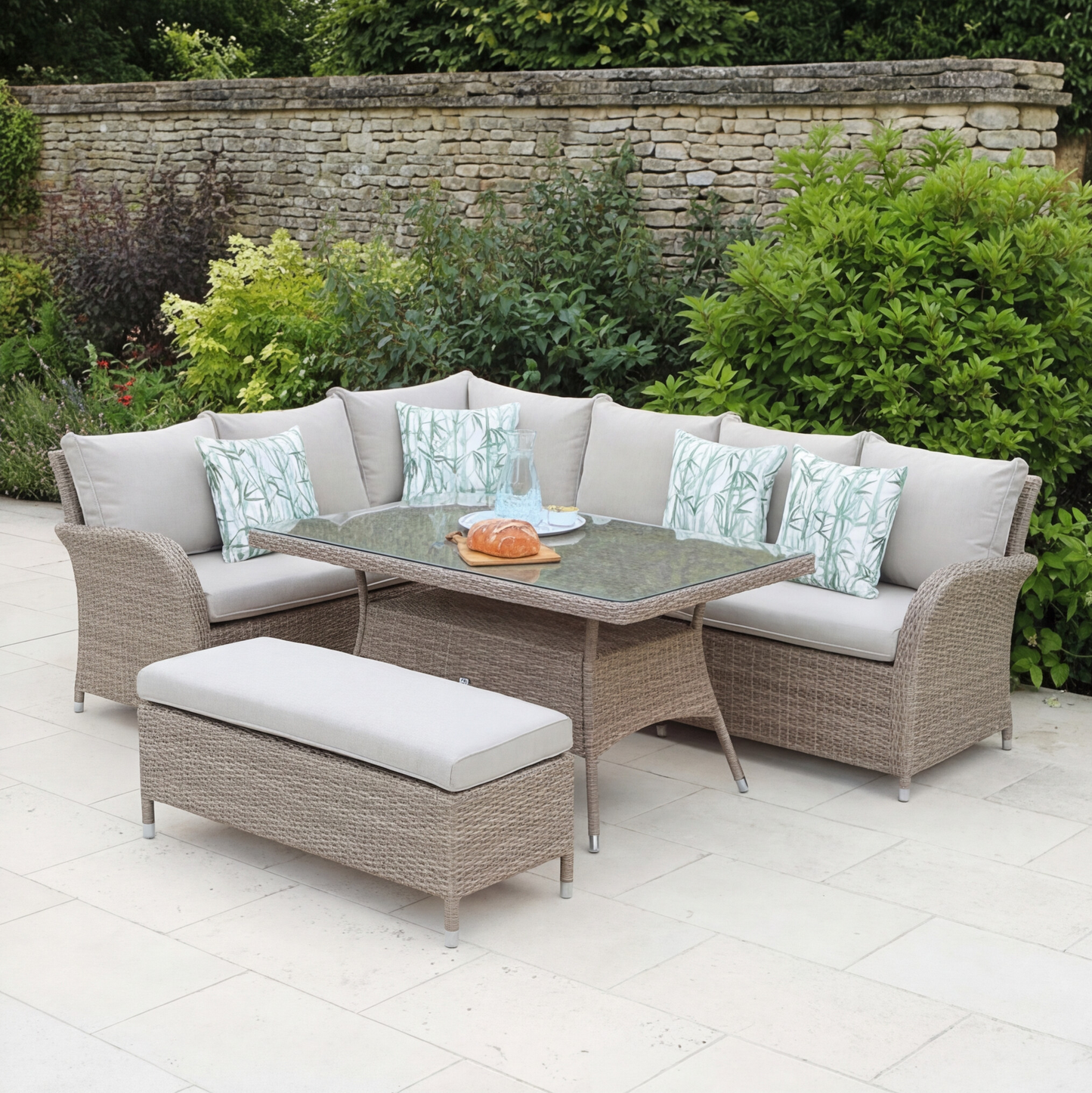 Monaco Sand Rectangular Dining Modular